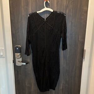 Fashion to Figure Black Long Sleeve Dress